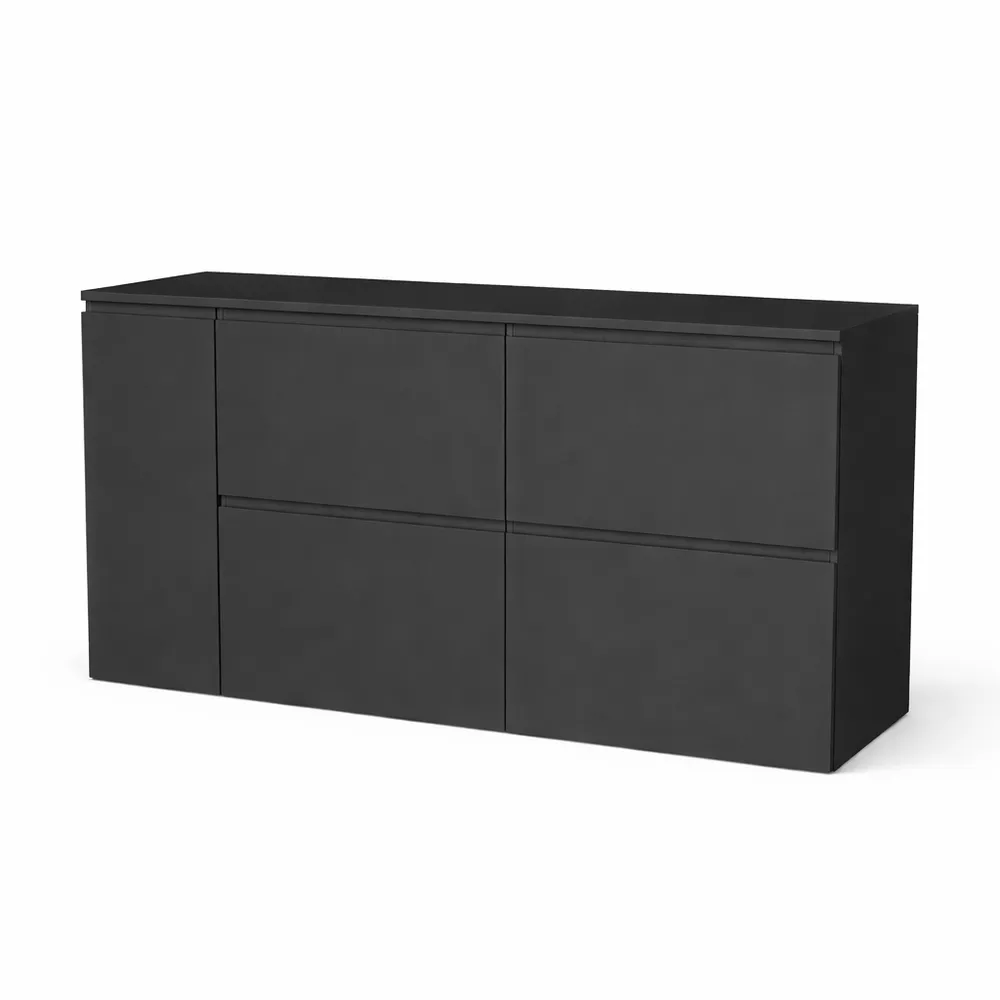 Zápustné 4Z + 1D (L) - Diamantovo šedá